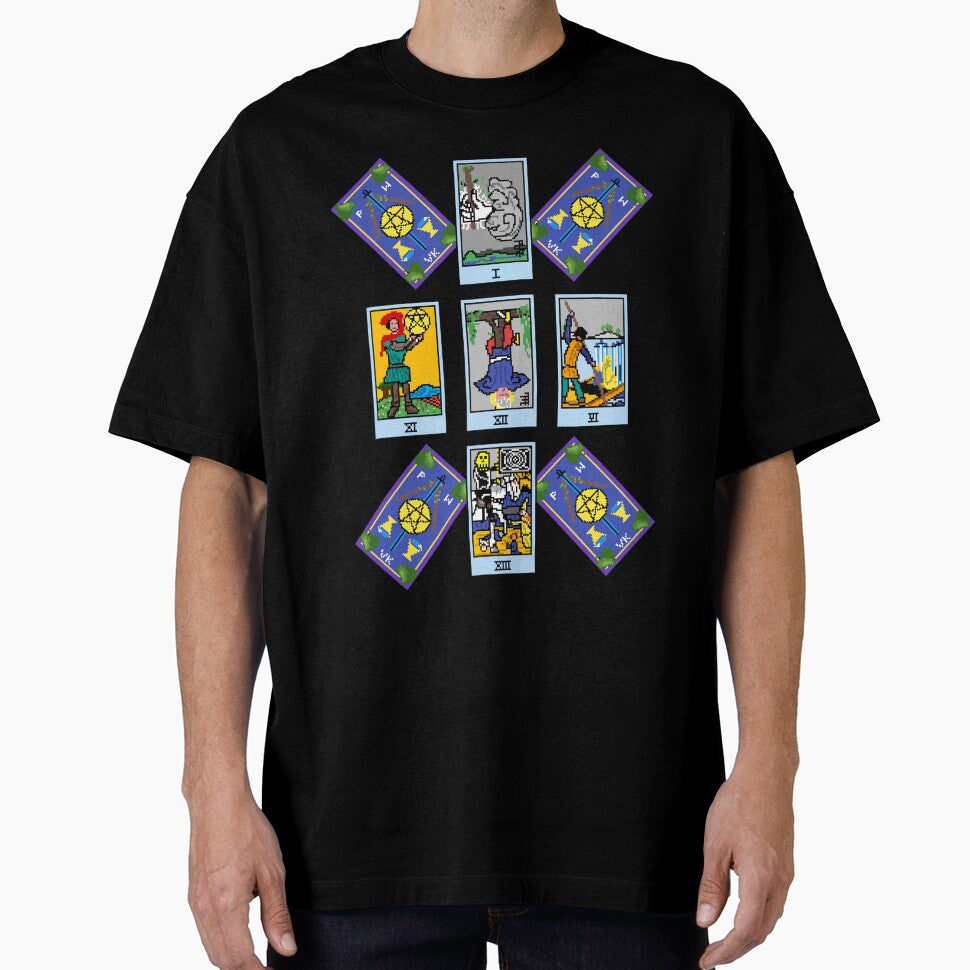 Pixel Waite Tarot - Celtic Cross Spread 4 Design for T-shirts and accessories by Pixel Waite