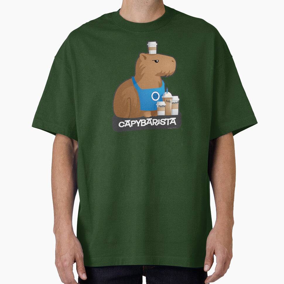 Capybara Barista by kimchikawaii