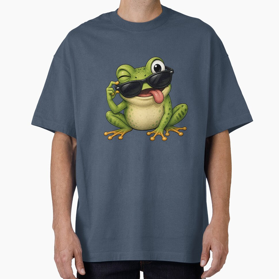 Cool Frog with Sunglasses by SurrealSproutz