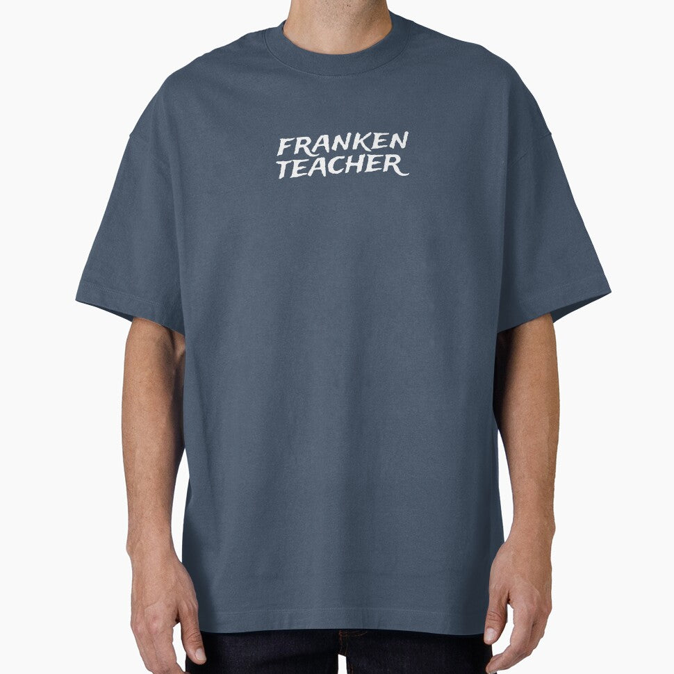 Spooky Classroom Funny Educator Halloween Franken Teacher Shirt Design by E-lenaLu