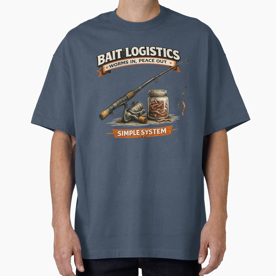 Bait Logistics Fishing Humor by THREADACTED