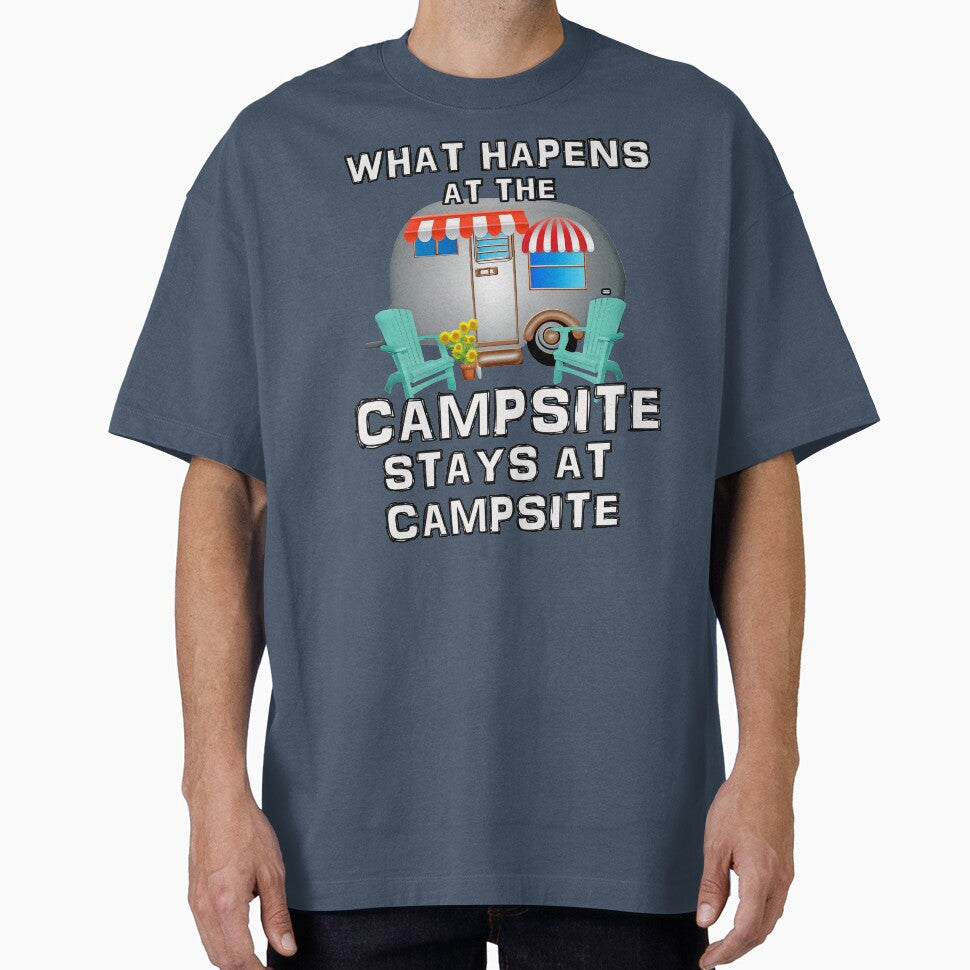 What Happens at the Campsite - Fun Camping Stuff by 3QuartersToday