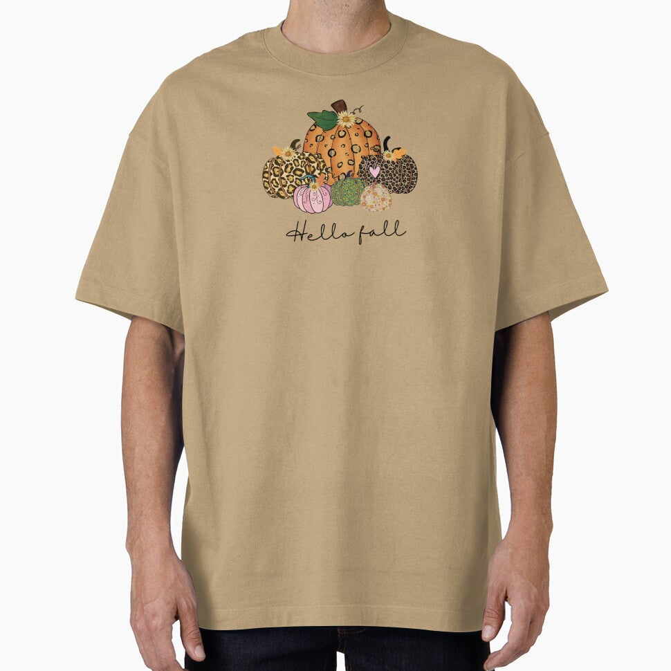 "Hello Fall: Stylish Pumpkin Print" by MalibuMaiden28