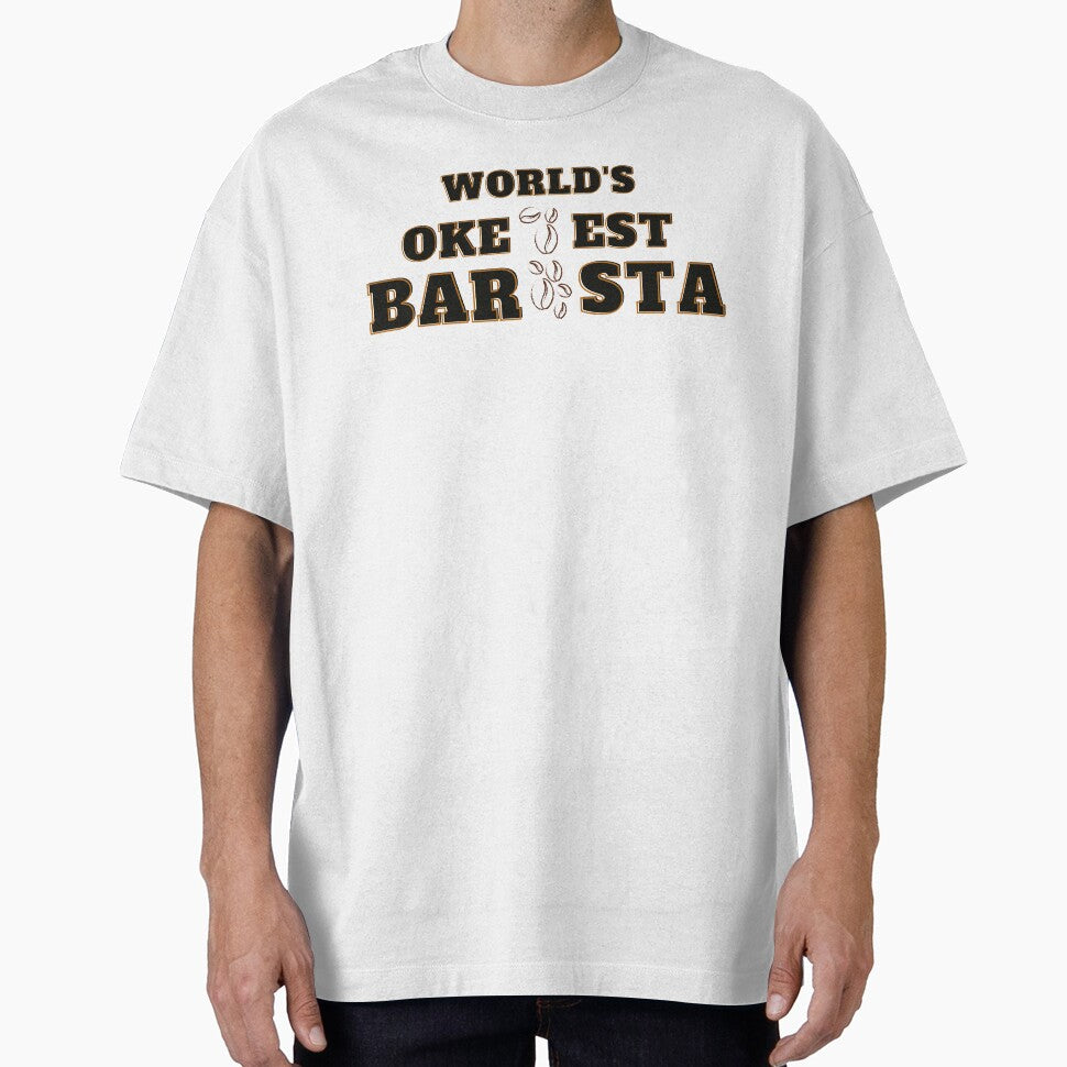 World's Okayest Barista - Funny Coffee Shop Barista Gift by mayamay0