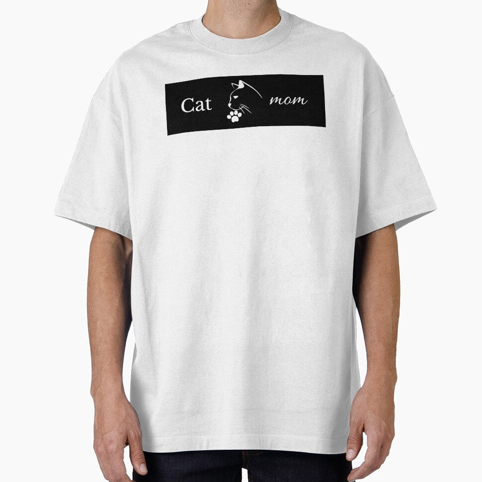Cat mom ( Design with black background ) by Agit