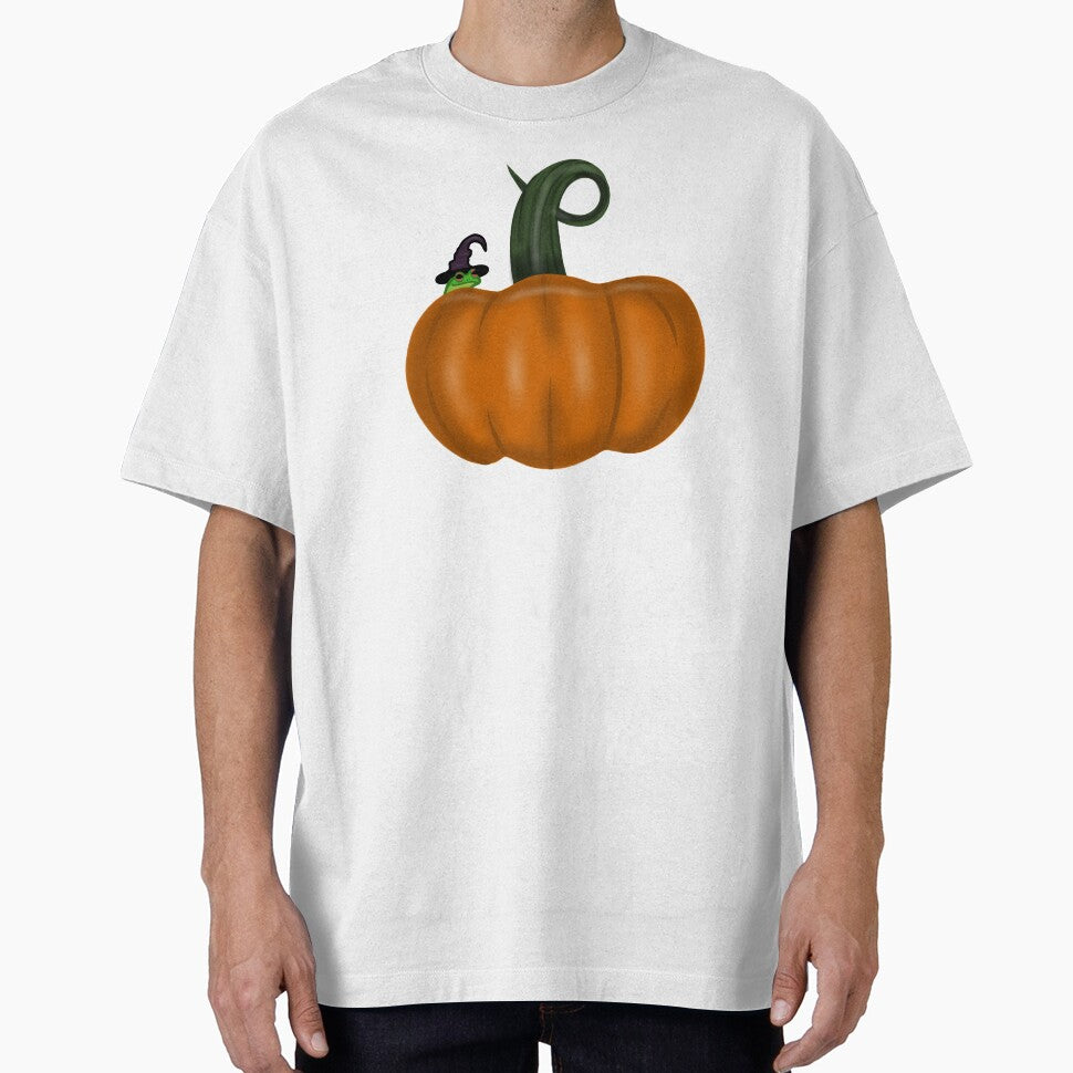 Frog on Pumpkin by LookingxGlass