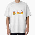 Cute Candy Corn Pattern — Pastel Halloween Aesthetic by Mrsmauve