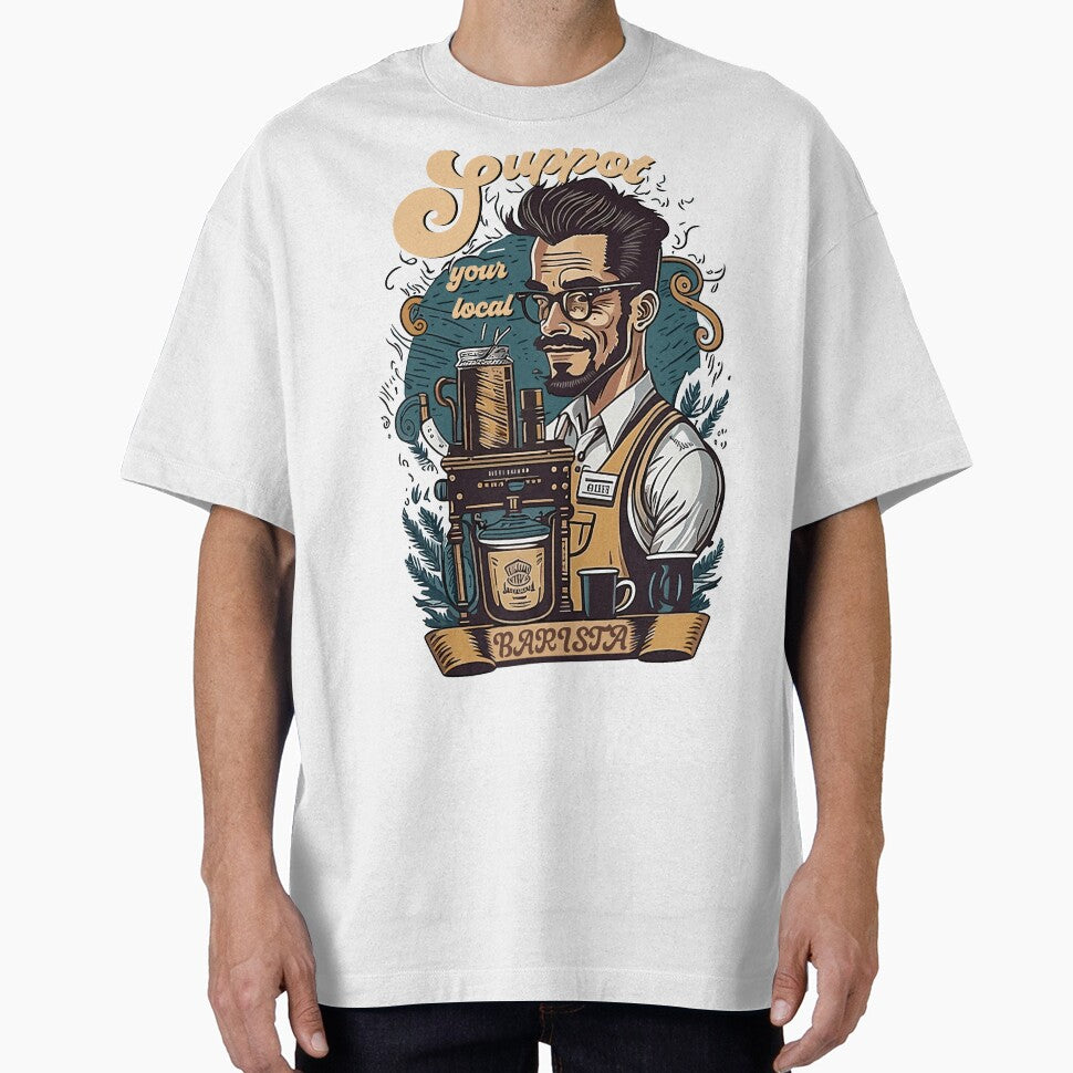Support Your Local Barista Coffee Lover's Delight by bennasener