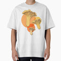 orange chanterelle mushrooms by ca--lv--in