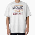 A Legendary Mechanic Has Retired Brown Black Font by HppyStrngHelthy