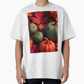 Autumn Leaf Pumpkin Pattern Design by TheArtOfPat