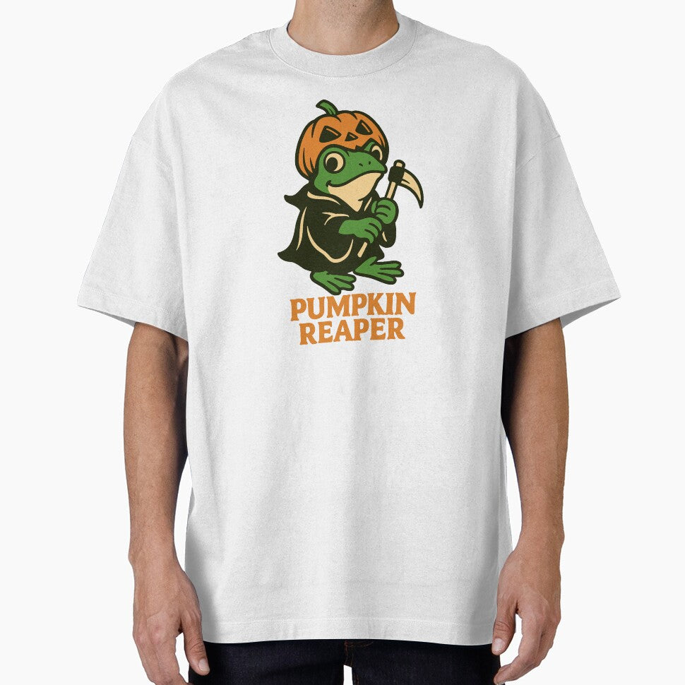 Pumpkin Reaper Frog ? – Halloween Horror Design by LunarBones