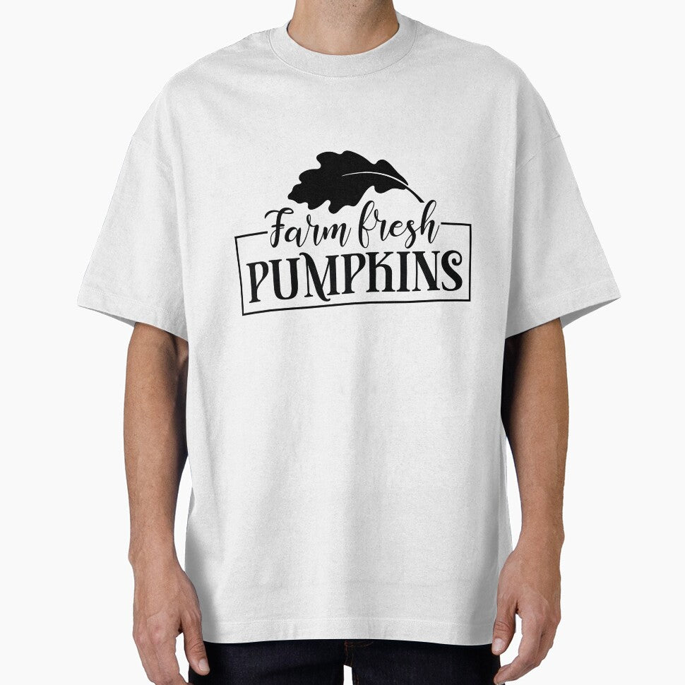 Farm Fresh Pumpkins - Autumn Halloween Vibes Quotes Retro Vintage Fall Patch Season Gift by FuzionRaptor
