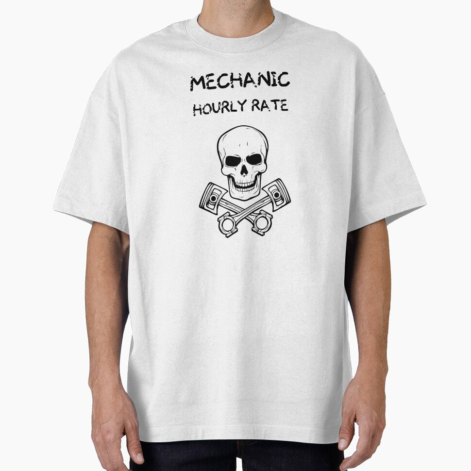 mechanic hourly rate t-shirt by LensherArt