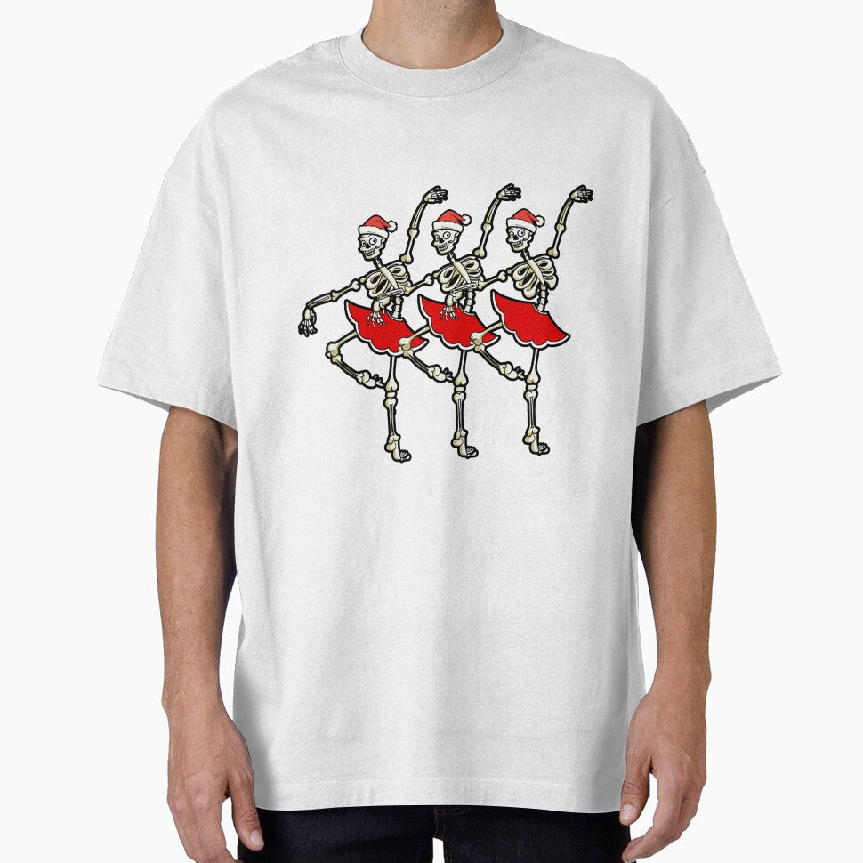 Dancing Christmas Skeleton by HPIChicArt