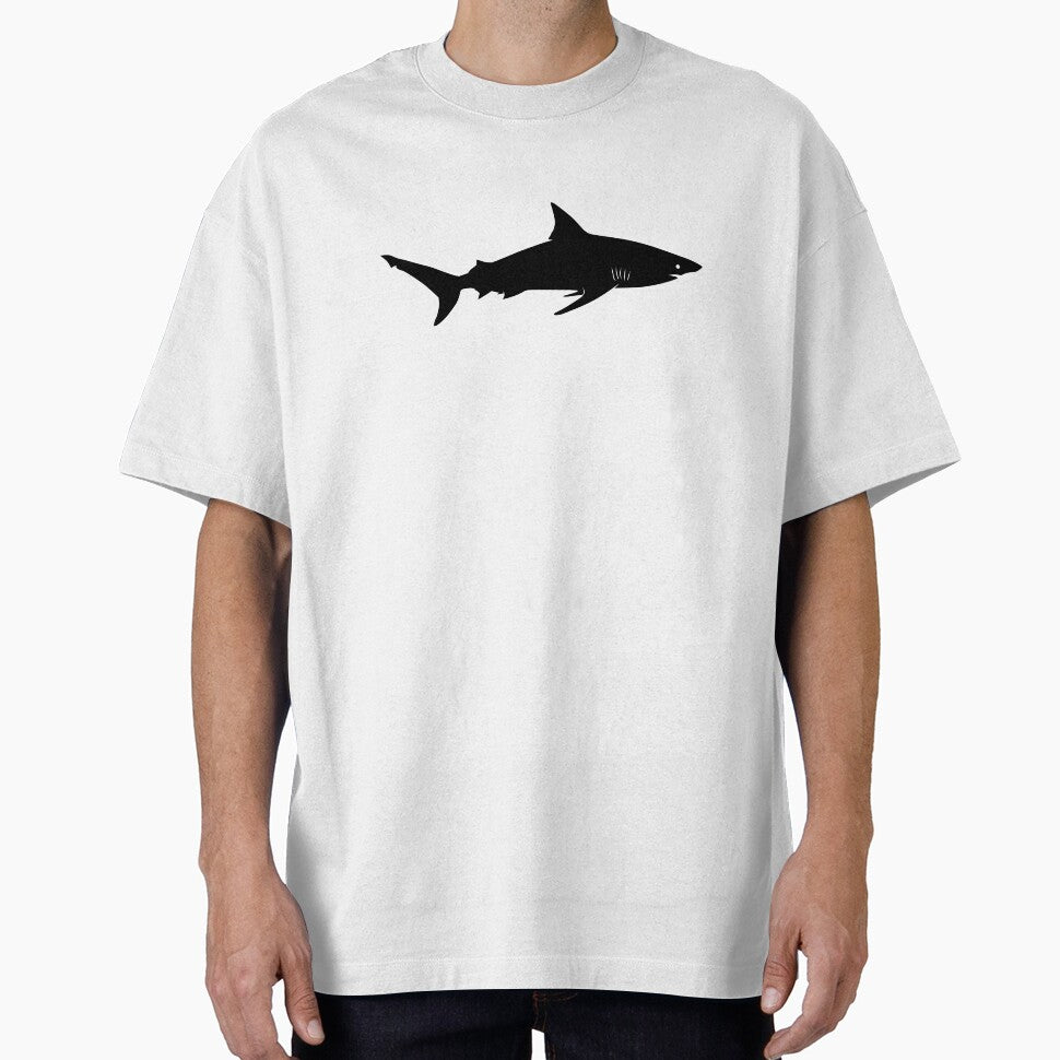 Blacktip Shark Silhouette (Black) by SandpiperDesign