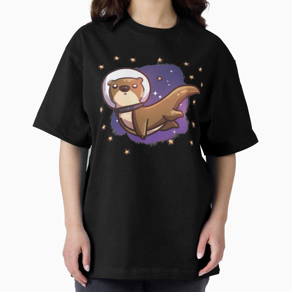 Otter Space Pun Funny Otter Pun Otter Graphic Otter Space by Anazzy