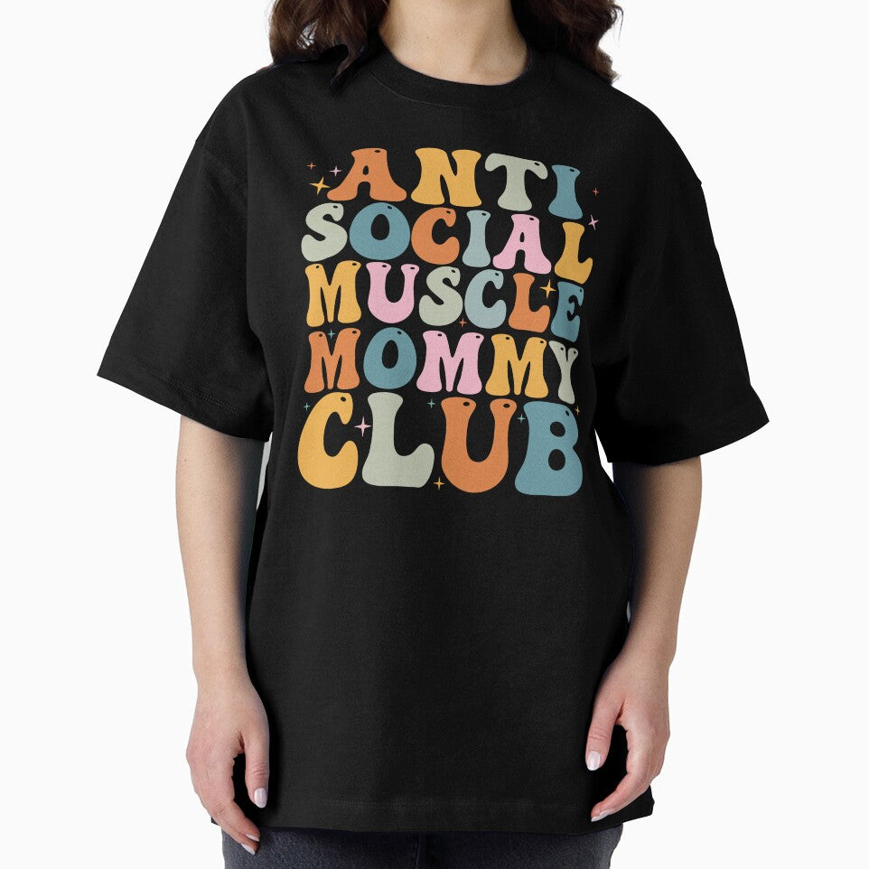 Anti Social Muscle Mommy Club Groovy Pump Cover Funny by Atlas Bog