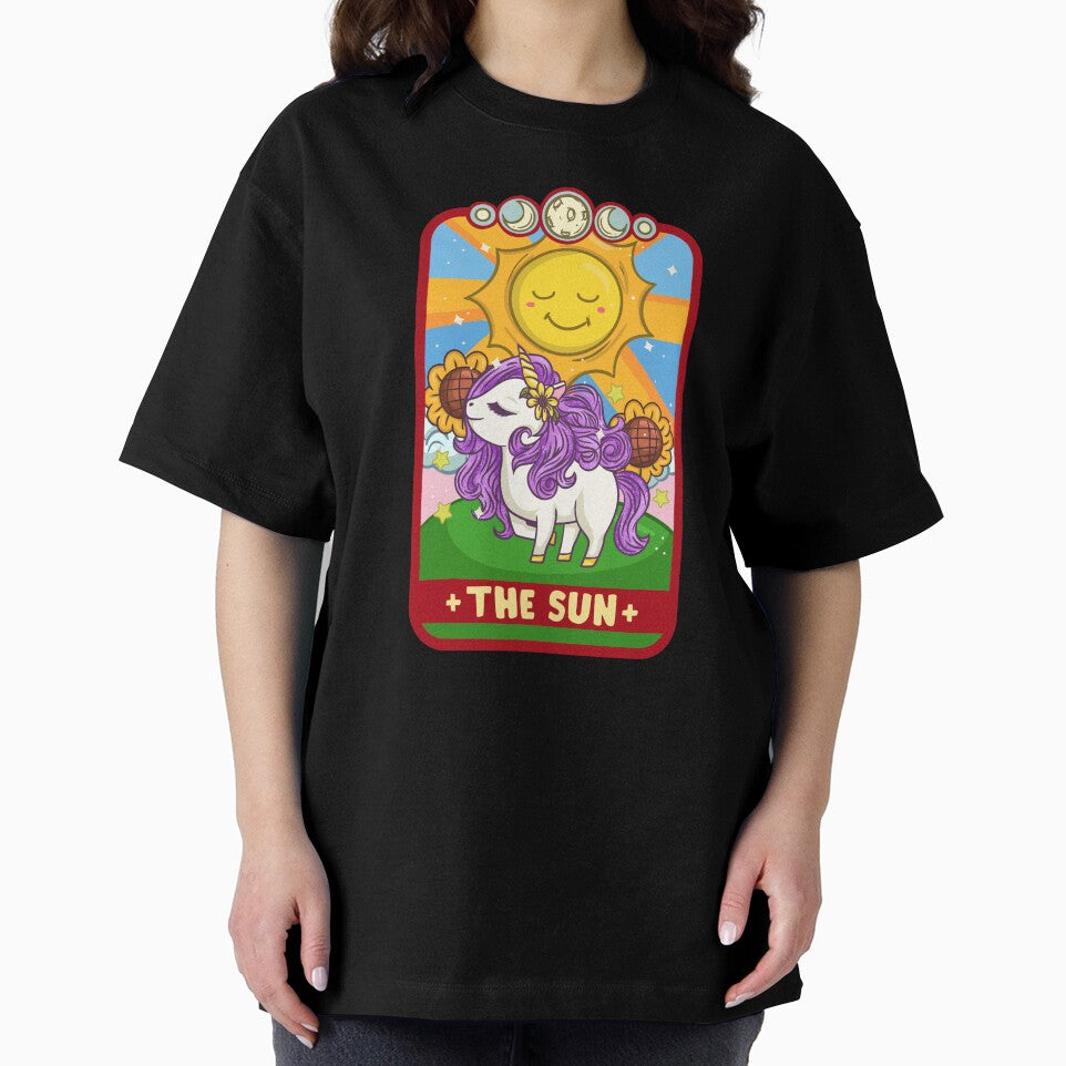 The Sun - Cute Kawaii Anime Tarot Card T-Shirt by biNutz