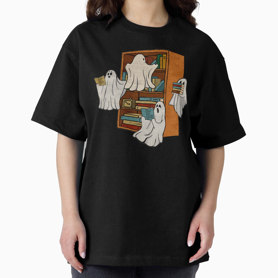 Ghost Reading Book Teacher Halloween Costume Librarian Boo Ghost by alenaz