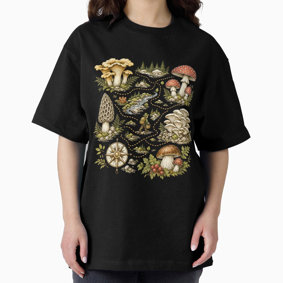 Mushroom Trail Map by OldTrailSupplyCo.