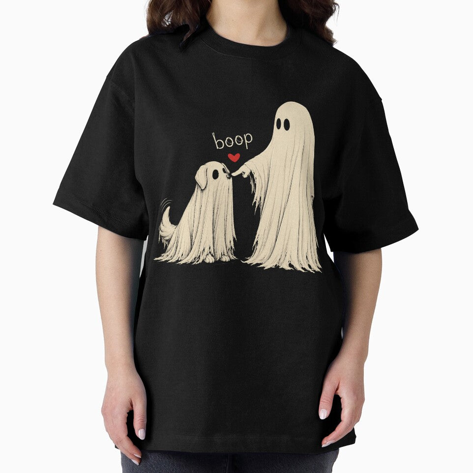 Funny Boop Halloween Dog Skeleton Spooky by watanabeee