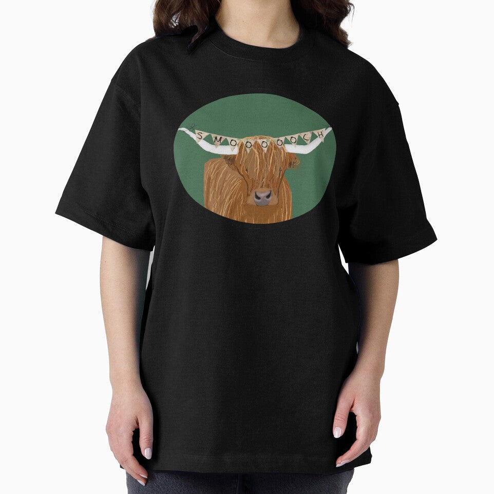 Sottish Highland Cow Smoooch by Amy Hadden