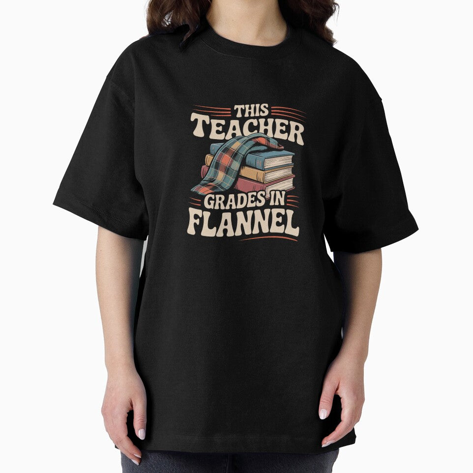 This Teacher Grades in Flannel by theartfulaspie