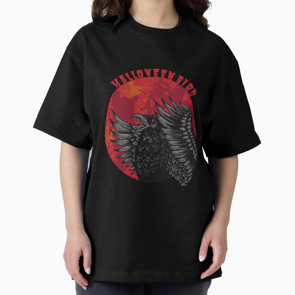 Halloween Scary Crow Vintage design by RK-Artist