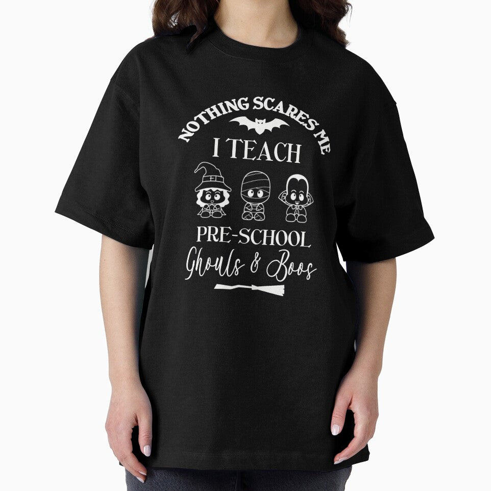 Funny Halloween Teacher Gift Nothing Scares Me I Teach Pre School  Ghouls & Boos by Sapphire Star