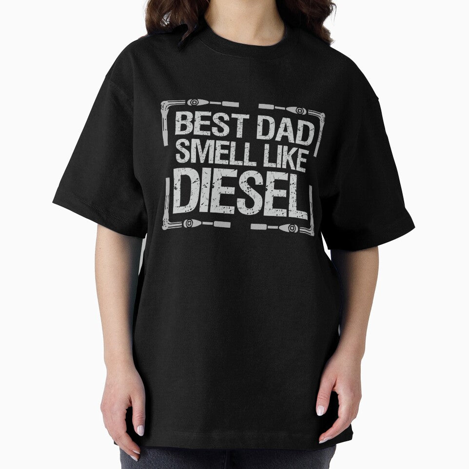 Vintage Trucker Diesel Mechanic Best Dad Smell Like Diesel T-shirts Gifts by mrsmitful