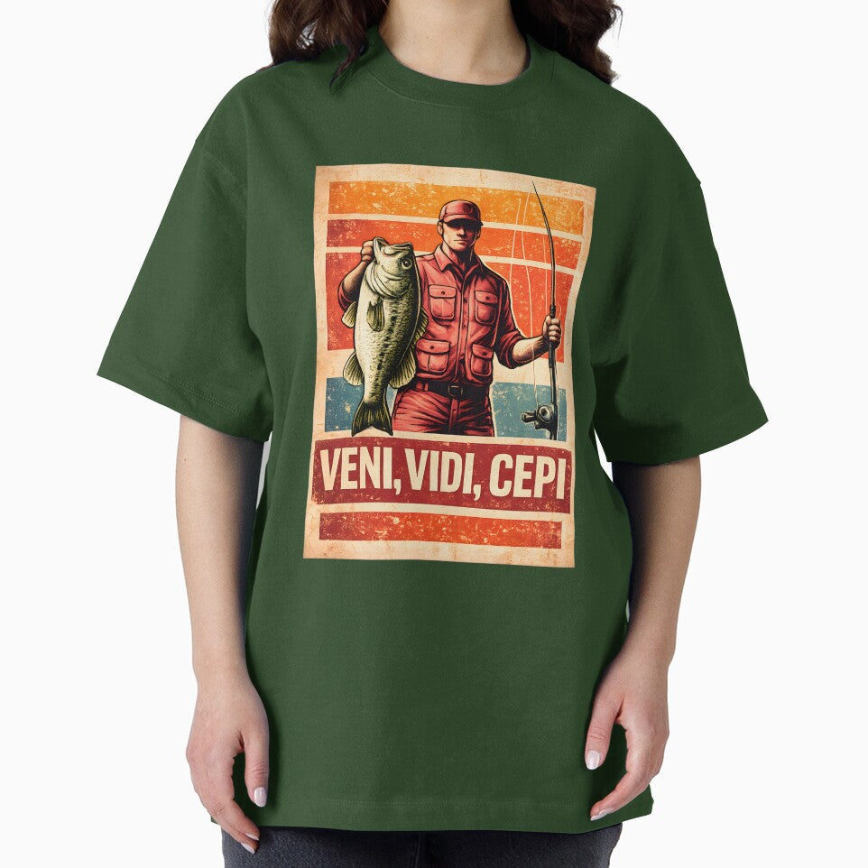 Veni Vidi Cepi – Latin Fishing Retro Design by SVALANART