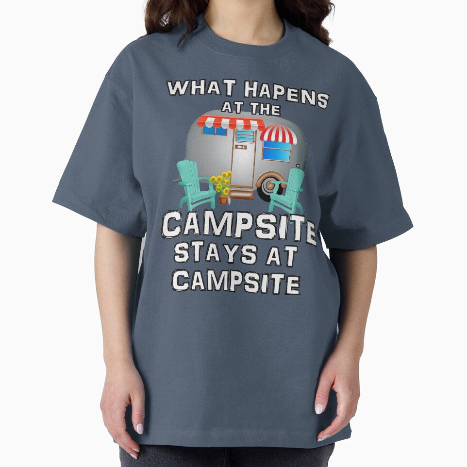 What Happens at the Campsite - Fun Camping Stuff by 3QuartersToday