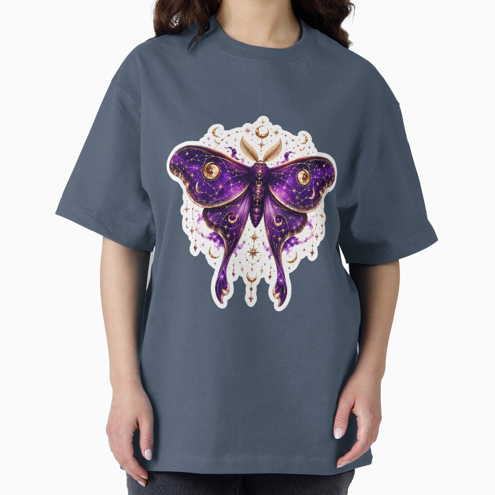 Purple Celestial Moth Sticker by BullesDePixels