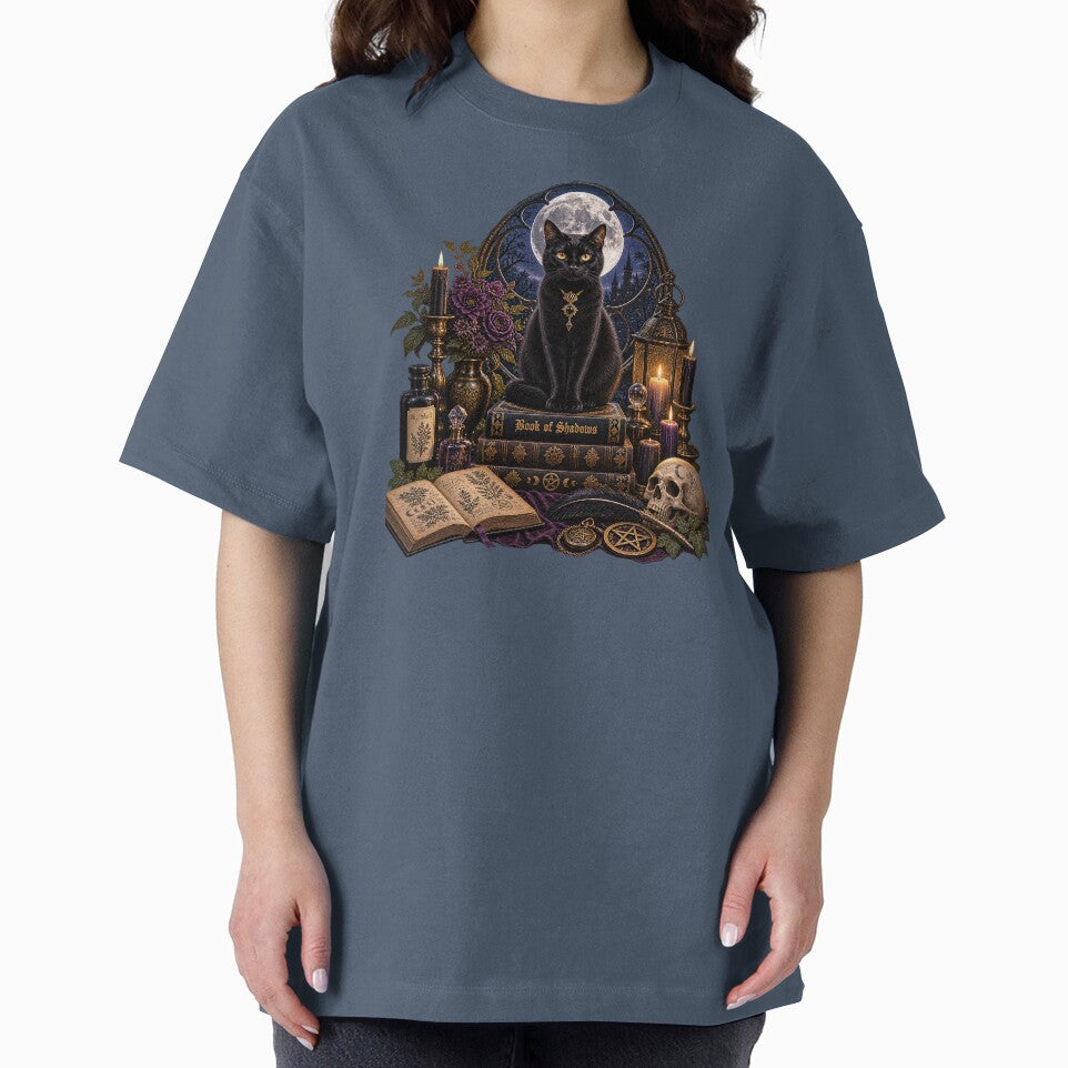 Moonlit Black Cat Apothecary by Ray's Photos & Art