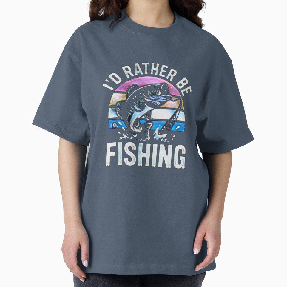 I’d Rather Be Fishing Fishing Quote by creativerooney