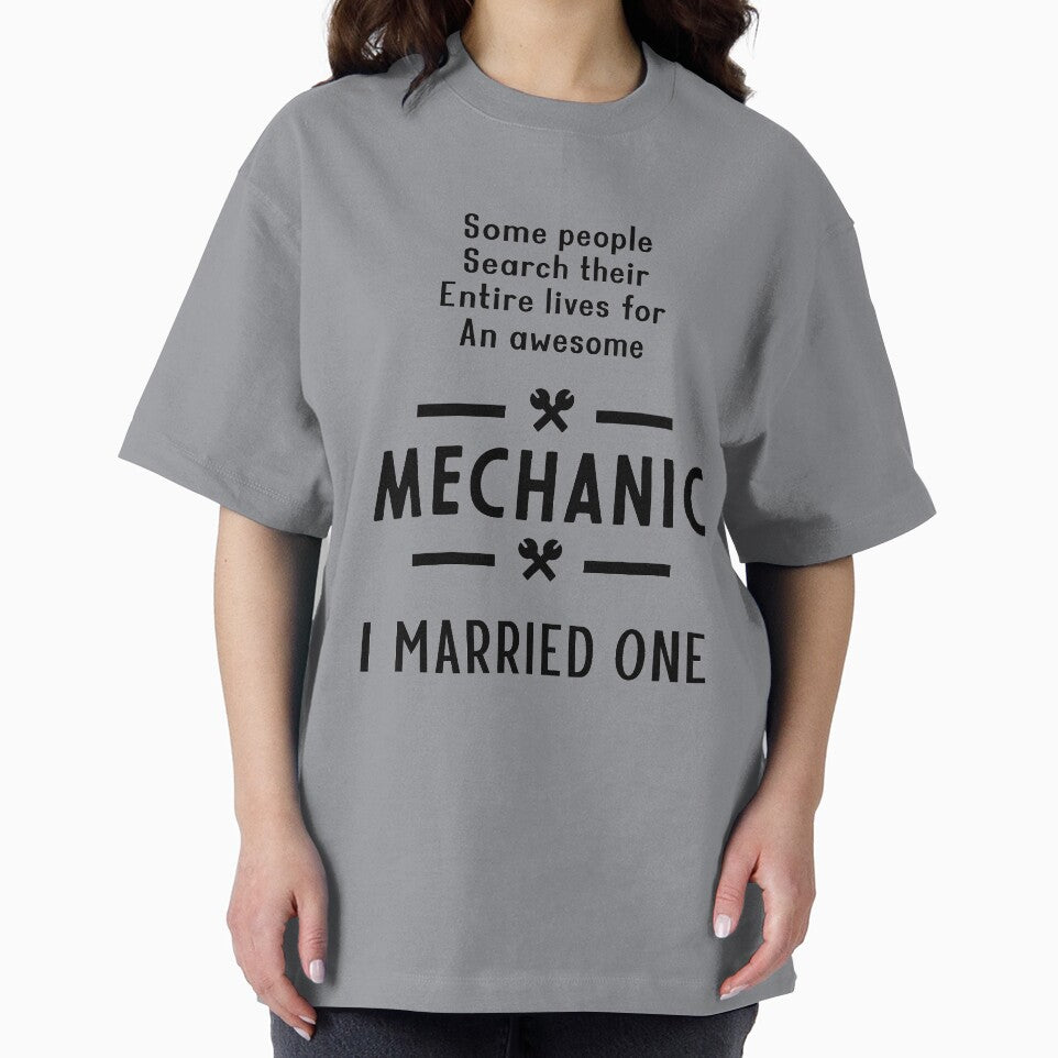 I Married One Mechanic - mechanic Cool Job Gift by DiogoCalheiros