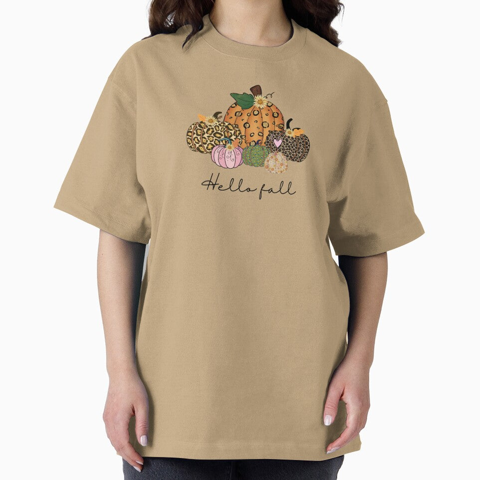 "Hello Fall: Stylish Pumpkin Print" by MalibuMaiden28