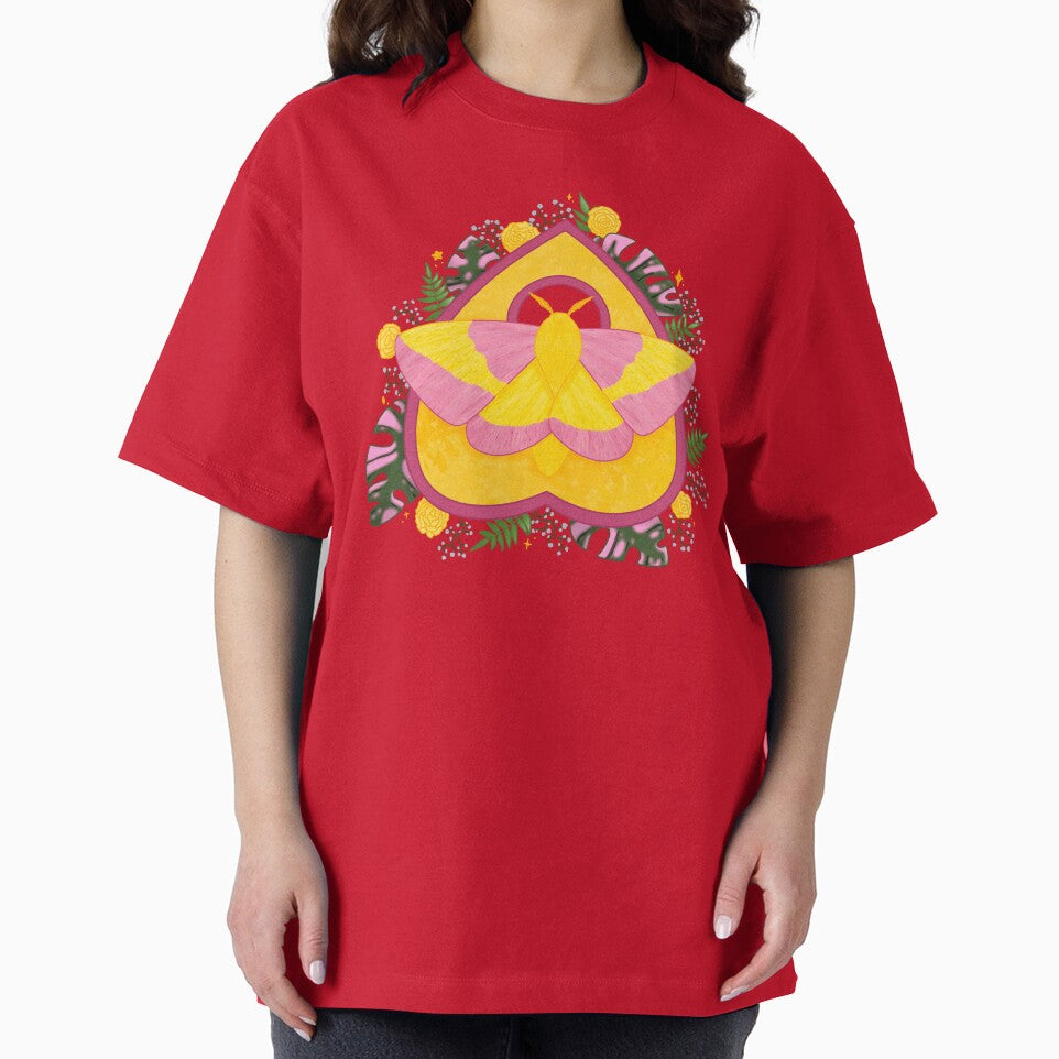 Rosy Maple Moth Planchette by HannahRaeArts