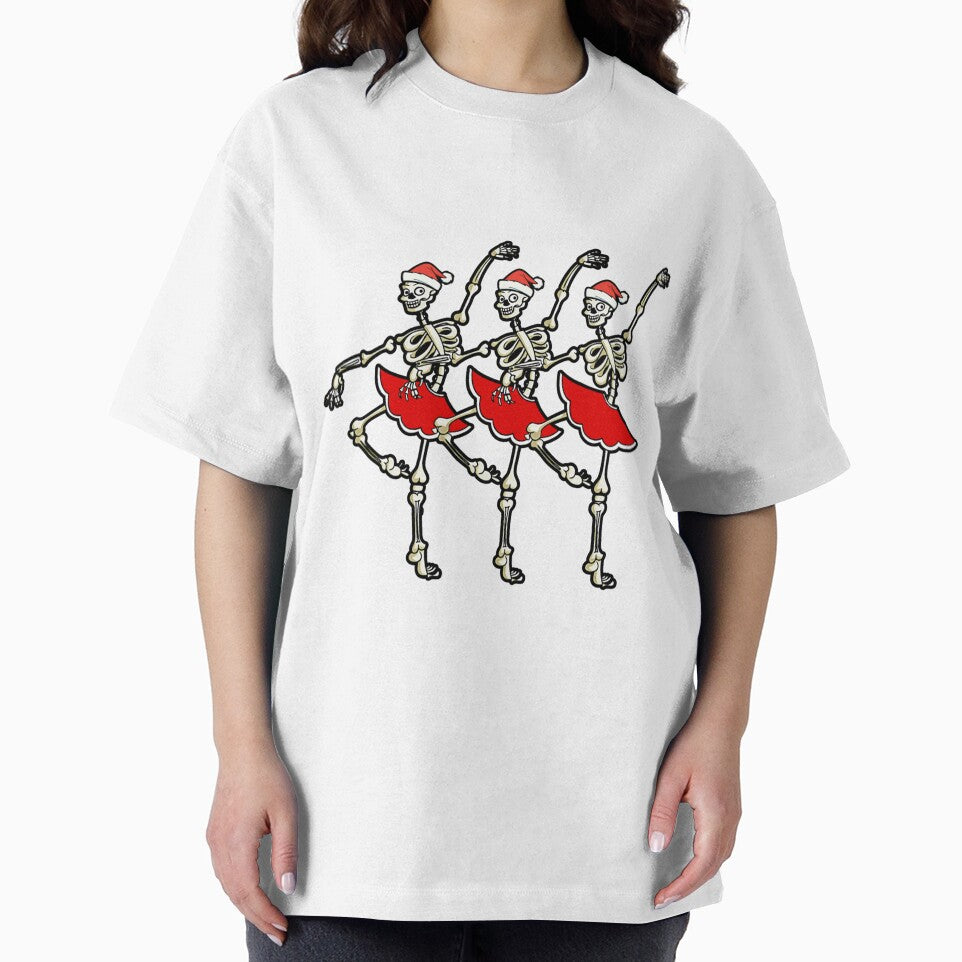 Dancing Christmas Skeleton by HPIChicArt