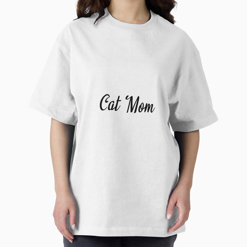 Cat Mom Cursive Handwriting Typography by meganohm