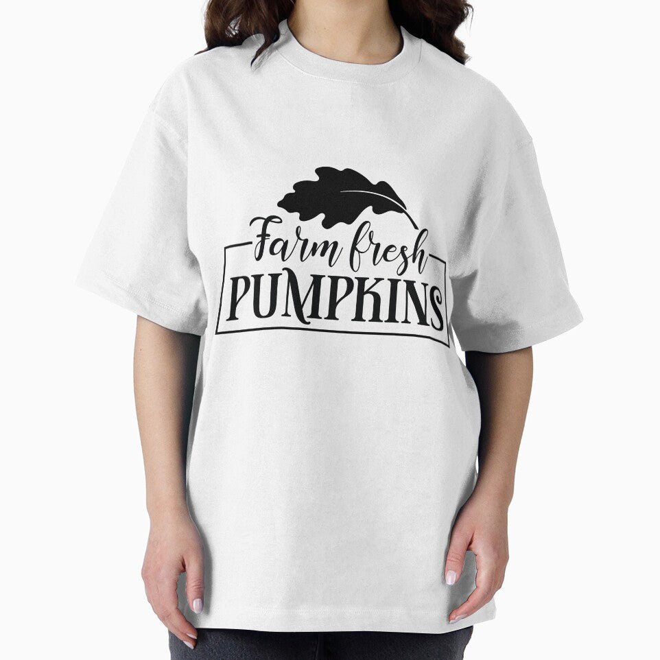 Farm Fresh Pumpkins - Autumn Halloween Vibes Quotes Retro Vintage Fall Patch Season Gift by FuzionRaptor