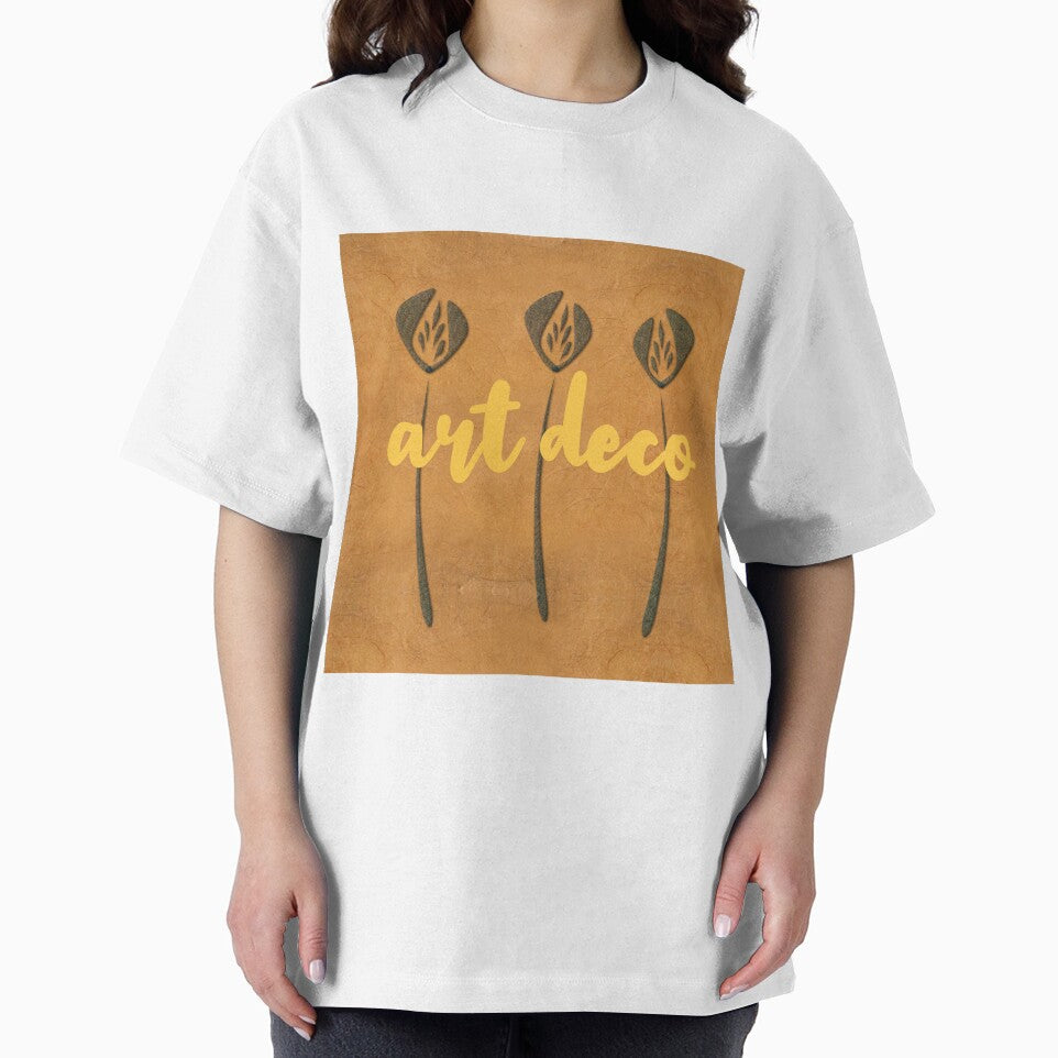 Abstract Floral Art Deco Rustic by technotext