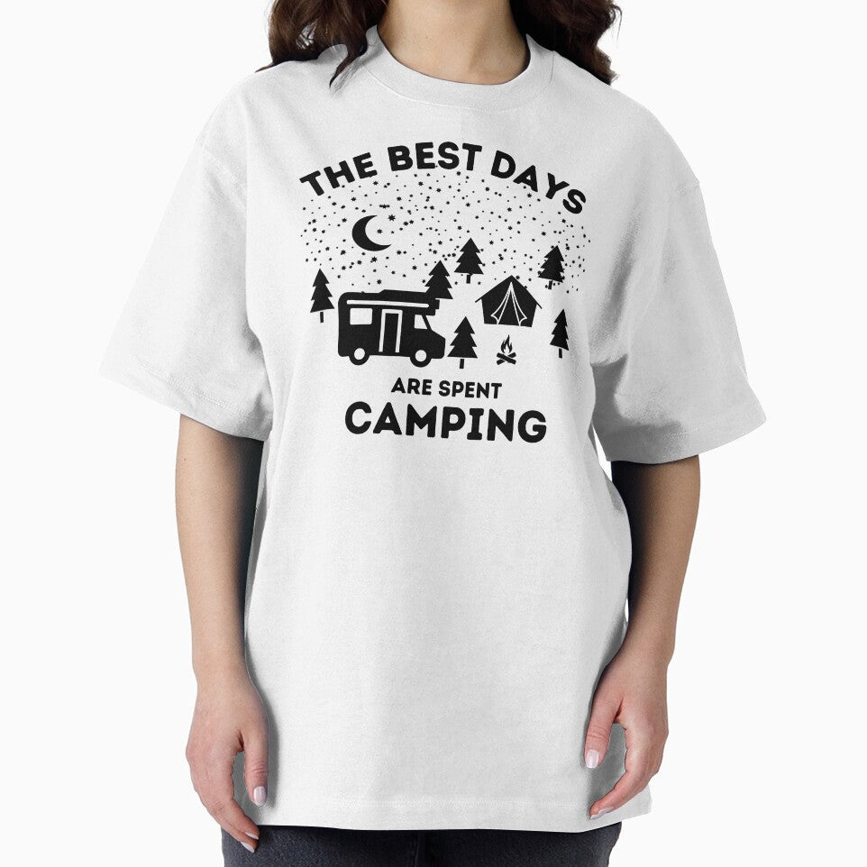 The Best Days Are Spent Camping , Cute Camper Design by salmamzr