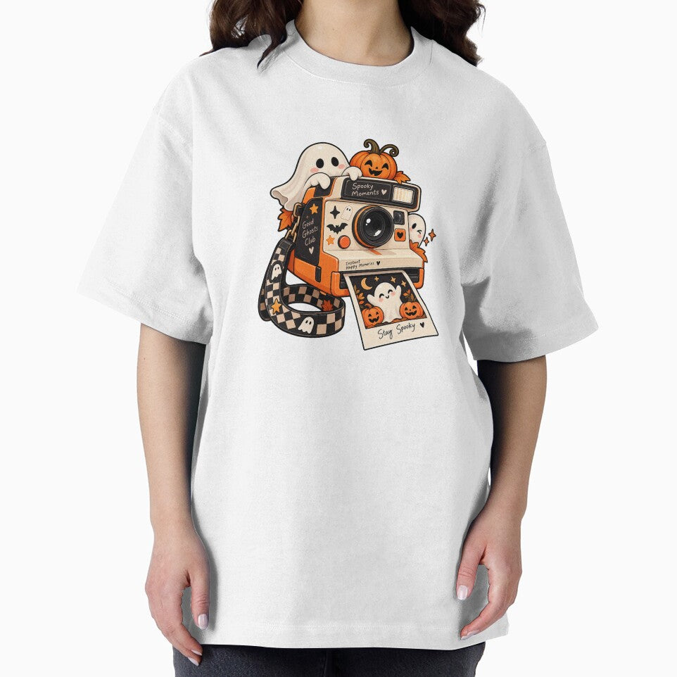 Spooky Halloween Camera Sticker | Retro Ghost by Butterfly  Effect