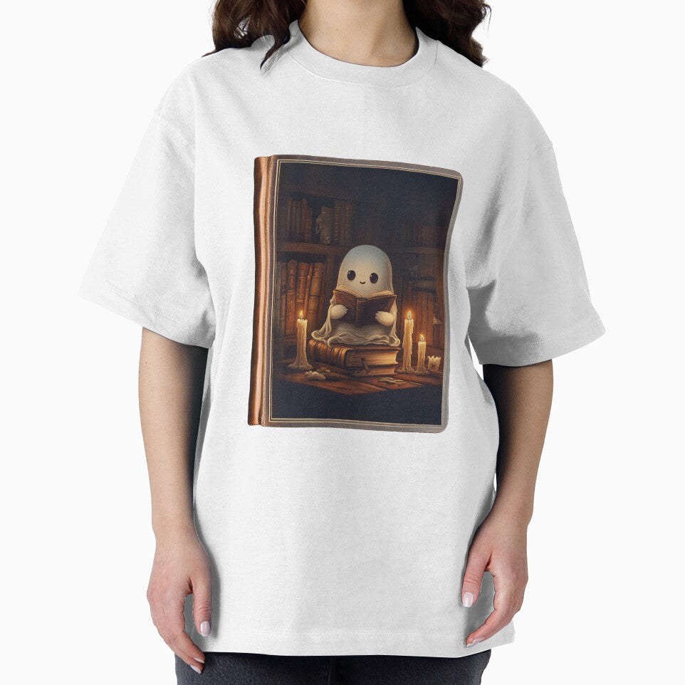 Cute Ghost Reading by TheCapulet