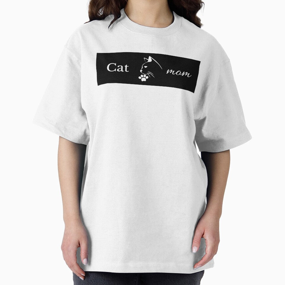 Cat mom ( Design with black background ) by Agit