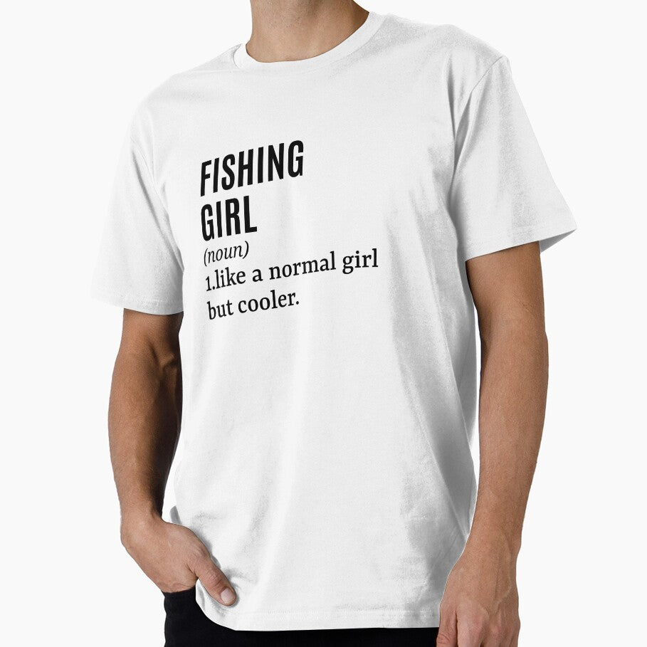 Fishing Girl - Fisher Funny Quote by MountainD