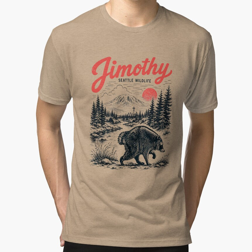Jimothy Raccoon - Seattle Raccoon - Jimothy Seattle Wildlife by KravinaPhol