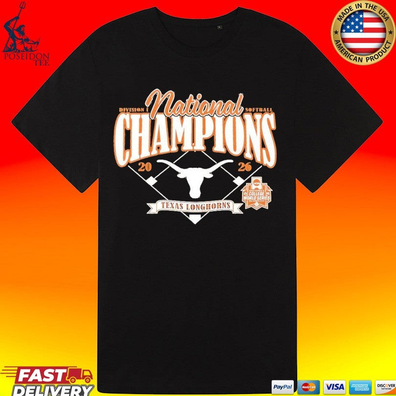 Texas Longhorns 2026 NCAA Softball Women’s D1 College World Series National Champions Diamond